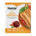 Humza Rouleaux Kebab de Poulet au Piment Vert 600 gr x 10 pc