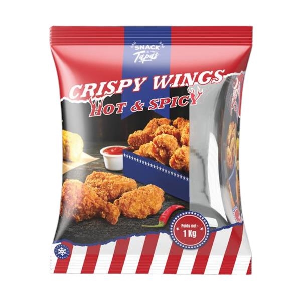 Ailes Poulet Crispy & Hot 1 kg x 10 pc