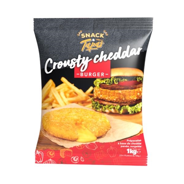 Crousty Cheddar Burger 1 kg x 3 pc