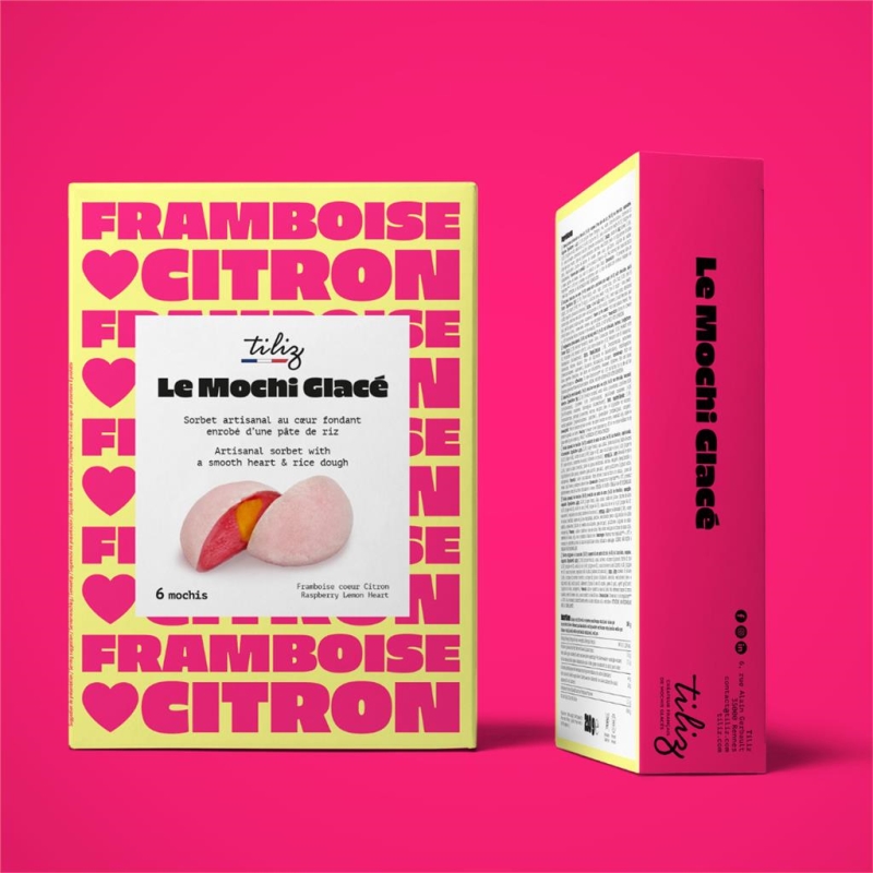 Mochi Glacé Framboise et Citron 210 gr x 12 pc