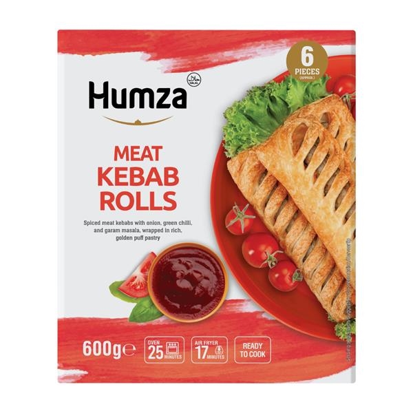 Humza Rouleaux Kebab à la Viande 600 gr x 10 pc