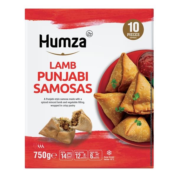 Humza Samosa Punjabi à l’Agneau 750 gr x 8 pc