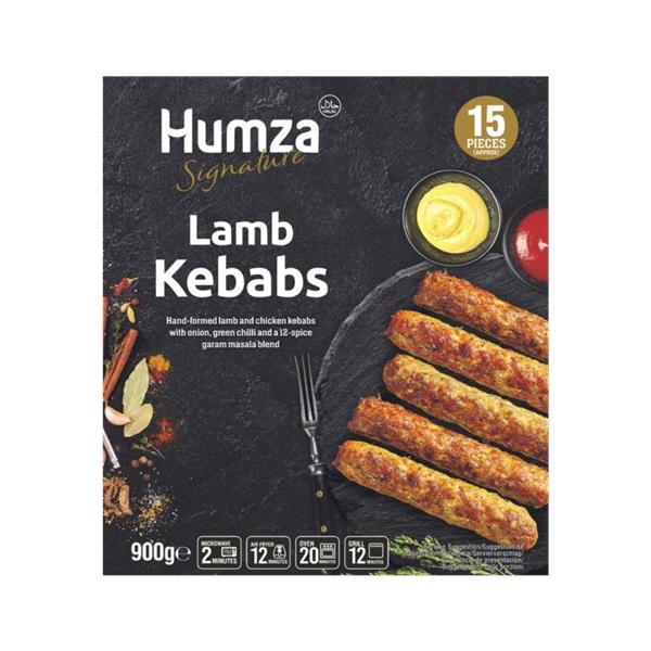 Humza Signature Kebab d’agneau & poulet 900 gr x 8 pc