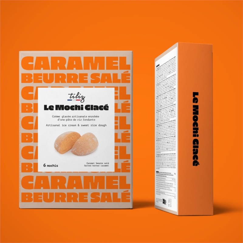 Mochi Glacé Caramel Beurre Salé 210 gr x 12 pc