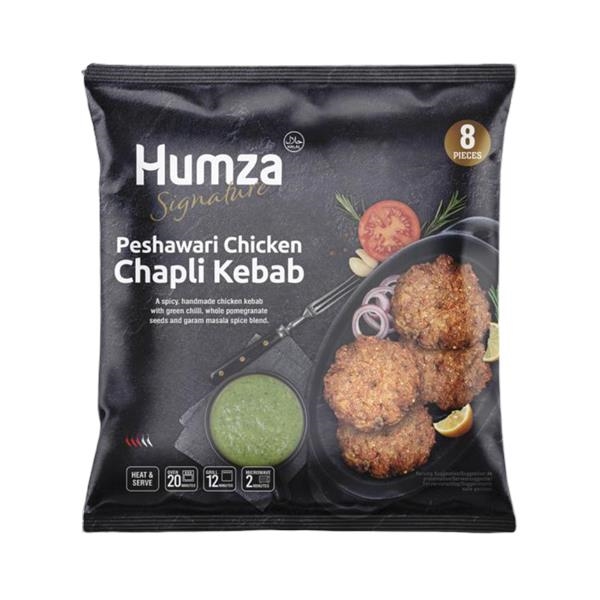 Humza Peshawari Chapli Kebab de Poulet 480 gr x 10 pc