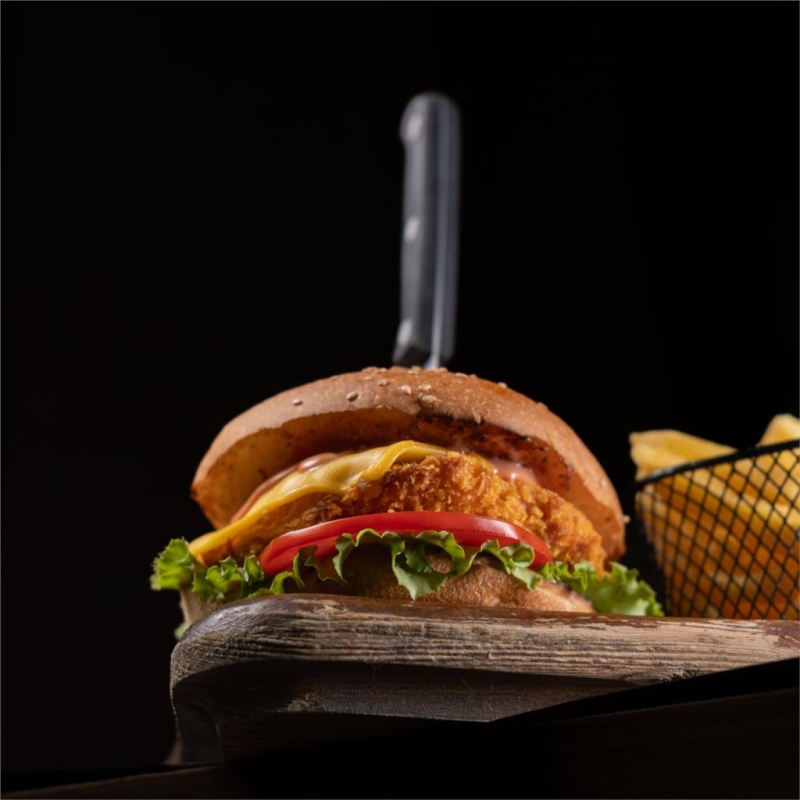 Zingy Burger de Filet De Poulet Pané 1 kg x 10 pc