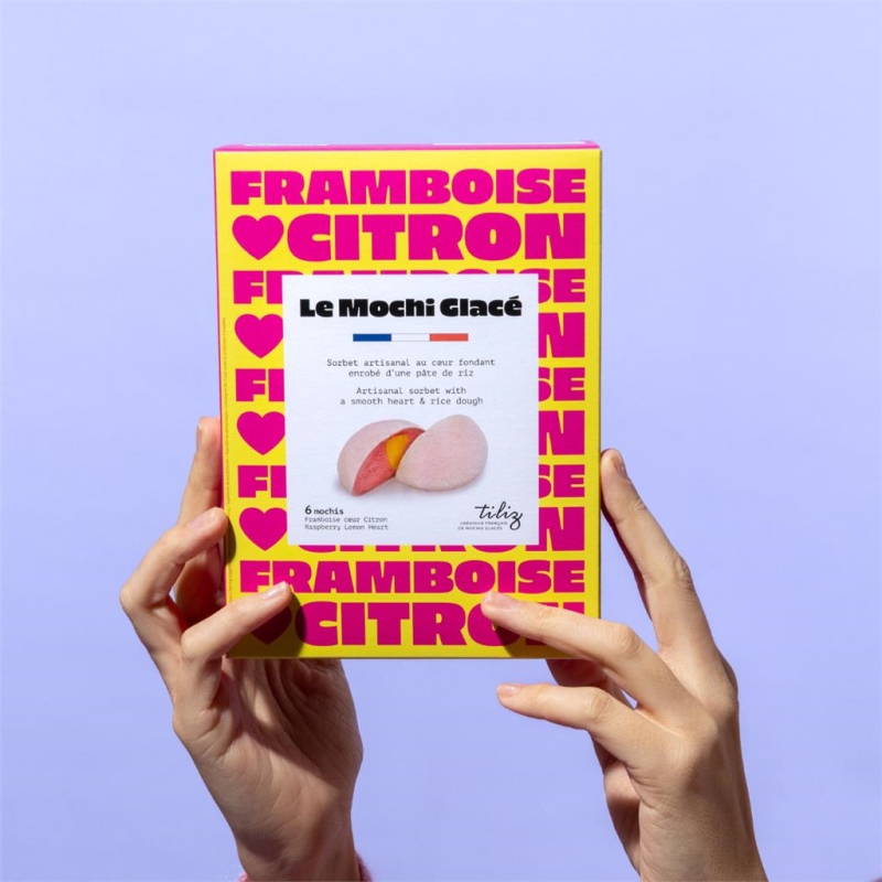 Mochi Glacé Framboise et Citron 210 gr x 12 pc