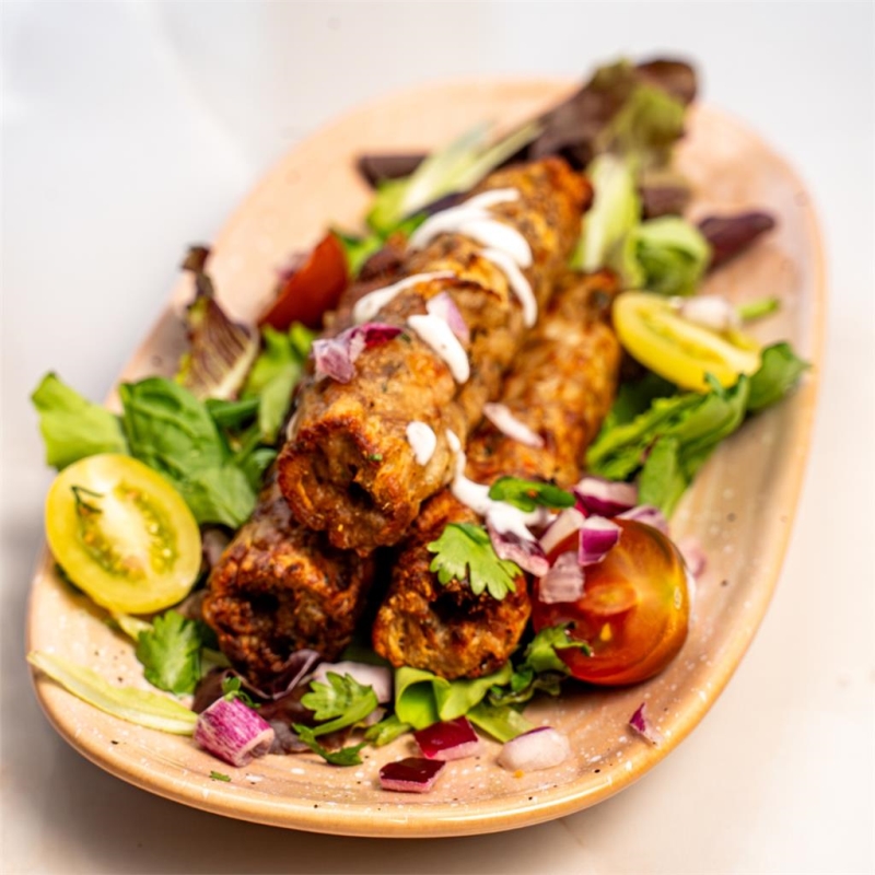 Humza Signature Kebab d’agneau & poulet 900 gr x 8 pc