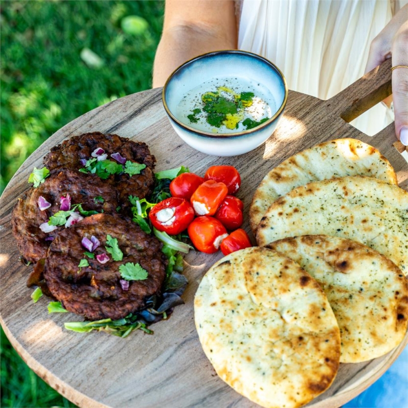 Humza Peshawari Chapli Kebab de Poulet 480 gr x 10 pc