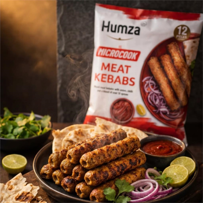 Humza Microcook Kebabs de Viande 600 gr x 10 pc